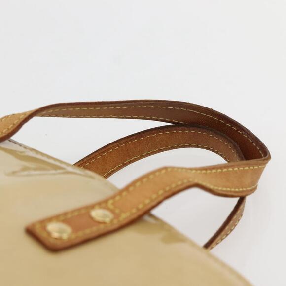 LOUIS VUITTON Monogram Vernis Reade PM Hand Bag Beige M91334 - Picture 8 of 12